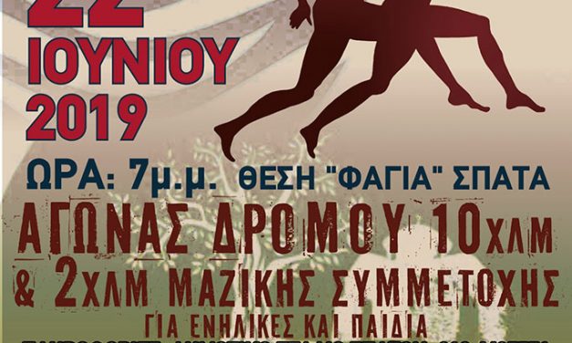 22/6/2019 2ος ΔΡΟΜΟΣ ΕΡΧΙΕΩΝ